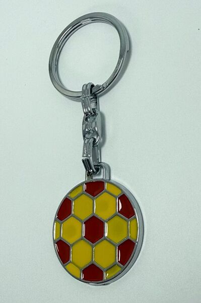 Kırmızı Sarı Taraftar Anahtarlık  / Taraftar Hediyelik Anahtarlık